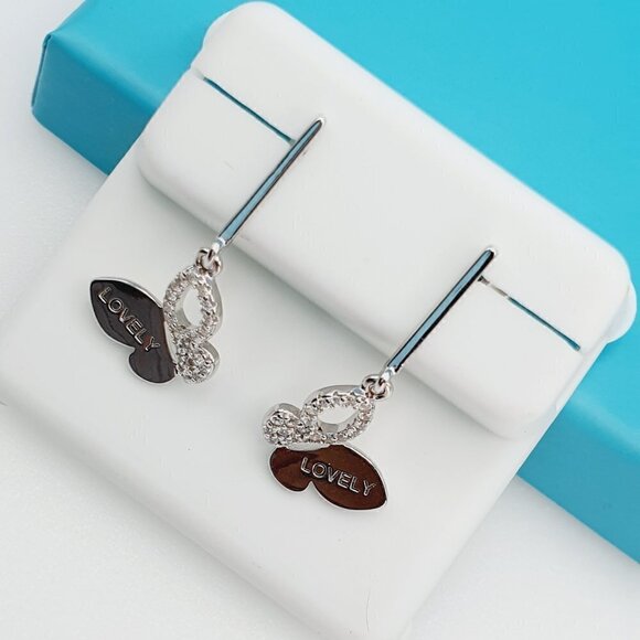 "925 Sterling Silver CZ Beautiful Lovely Earrings for Women, 1USPAR4259 - Picture 7 of 11